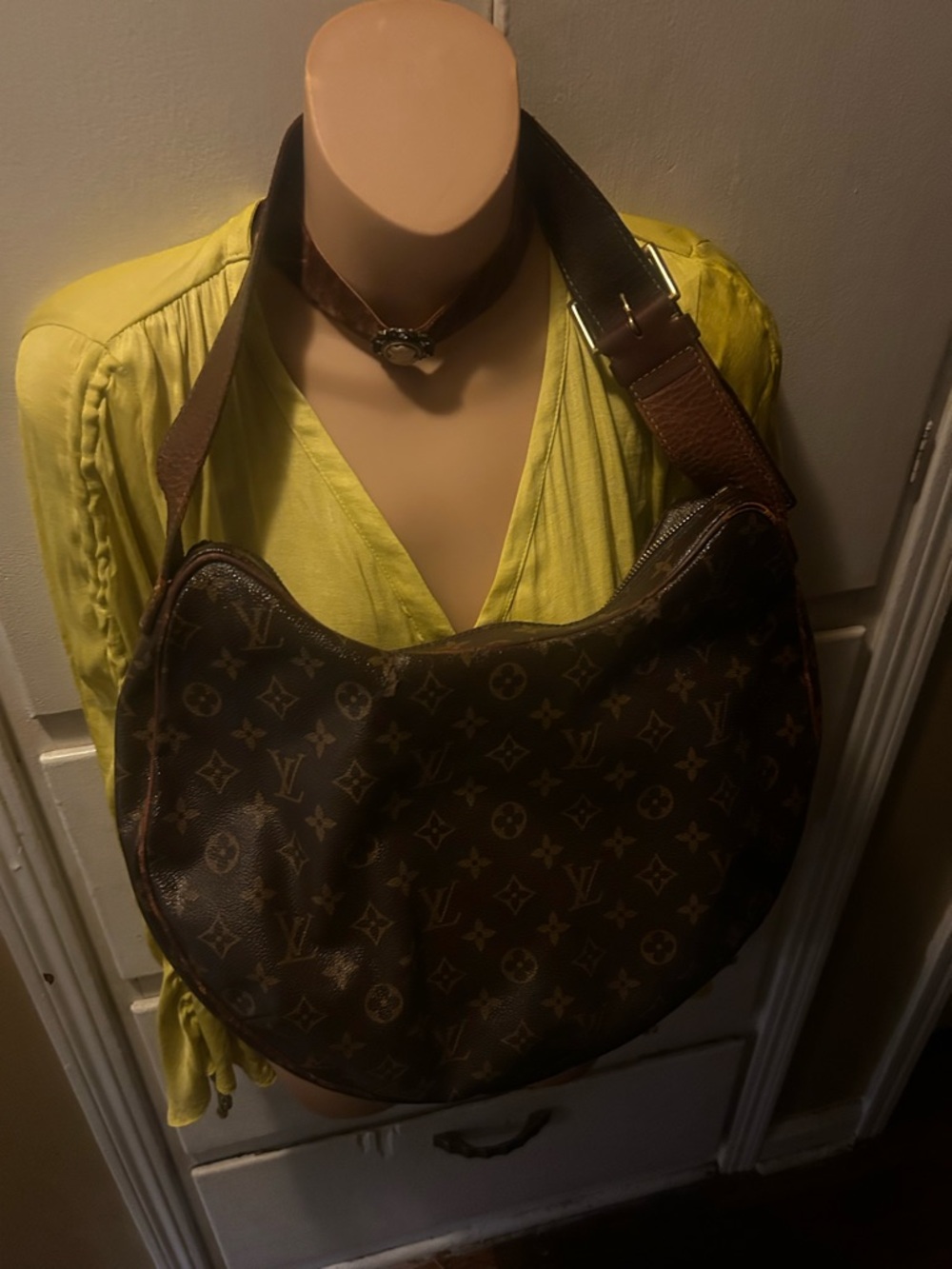 Louis Vuitton GM Crossiant brown